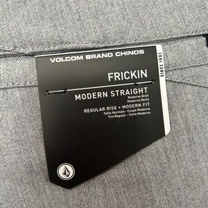 Volcom Frickin Modern Straight Chinos - Gray